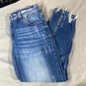 Kancan distressed skinny jeans